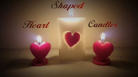 Diy Heart Shaped Candles For Valentine ♥️ Rotating Heart Candle ♥️