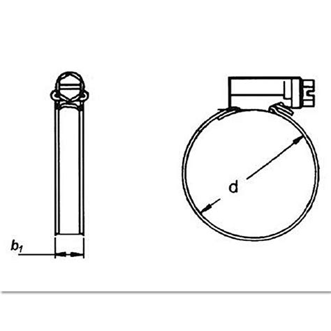 Schlauchschelle Spannbereich Mm Mm Mm Edelstahl A