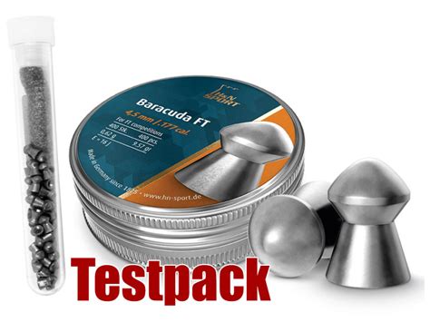 Testpack H N Baracuda Ft Diabolo Rundkopf Glatt G Kaliber