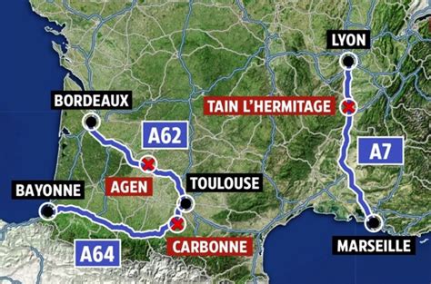 Carte Des Blocages Routiers Des Agriculteurs Image To U