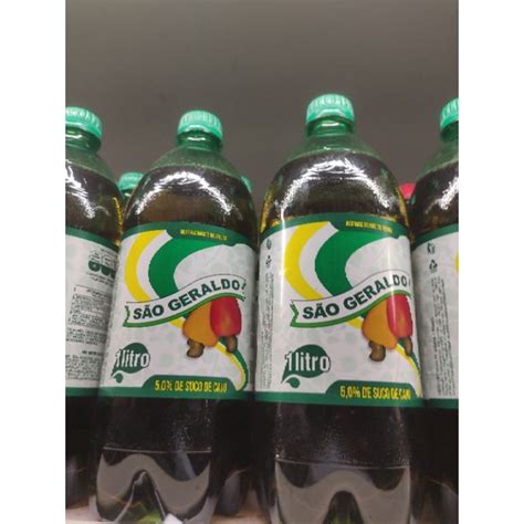 Refrigerante de cajuína São Geraldo 1 litro PROMOÇÃO PRONTA ENTREGA