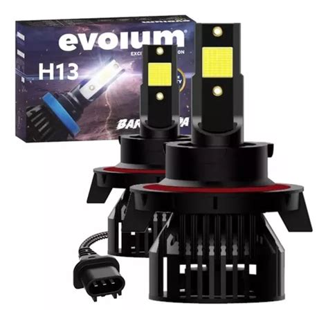 Kit De Leds Evolum Barracuda Hiperled Focos H4 H13 9004 9007 Meses