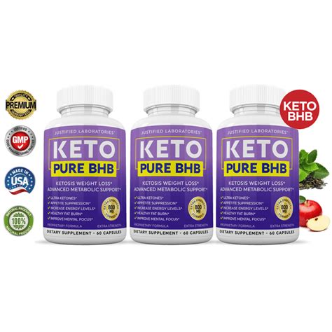 Keto Pure Bhb Pills Advanced Real Bhb Boost Ketogenic Supplement