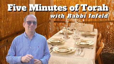 Five Minutes Of Torah With Rabbi Infeld Youtube