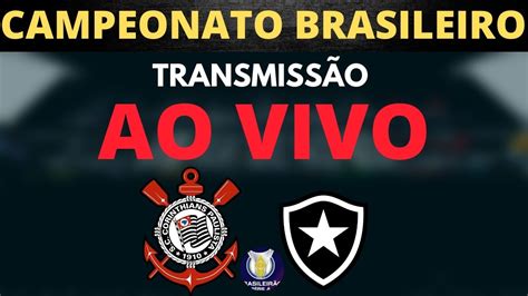 Ao Vivo Corinthians X Botafogo Campeonato Brasileiro 2023 Youtube