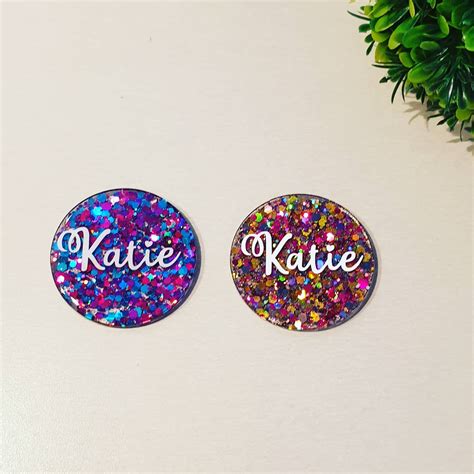 Magnetic name badges – AuralimeCreations