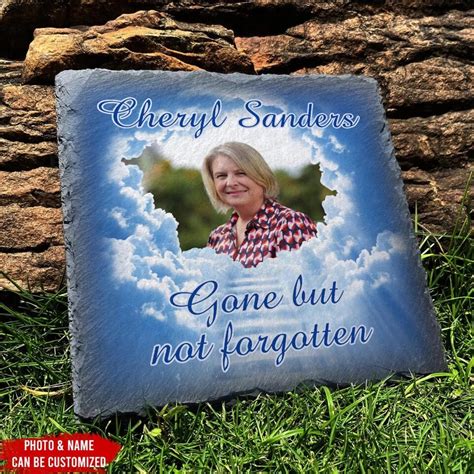 Gone But Not Forgotten Personalized Memorial Stone Customizeaf™