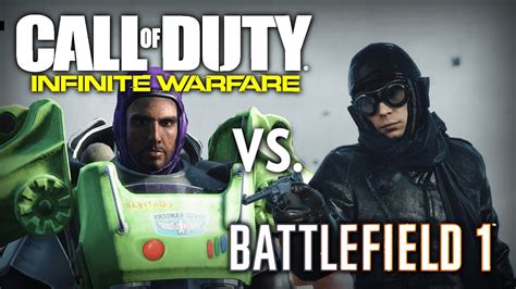 Battlefield 1 Vs Call Of Duty Infinite Warfare Multiplayer Gameplay