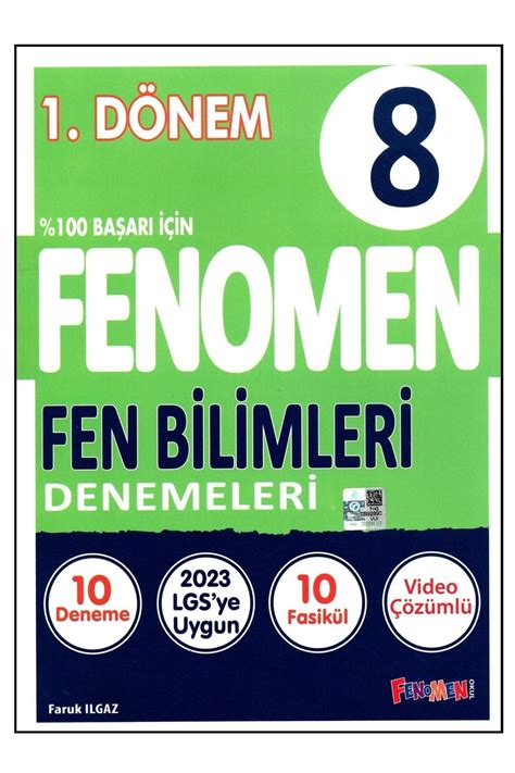 Fenomen Yay Nc L K Fenomen S N F Lgs D Nem Fen Bilimleri