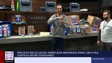 Projeto ReciclAção arrecada materiais para JJM e faz sorteio entre