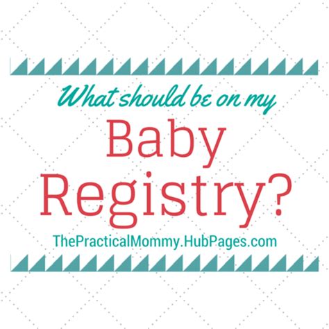 What Should I Put on My Baby Registry? - HubPages