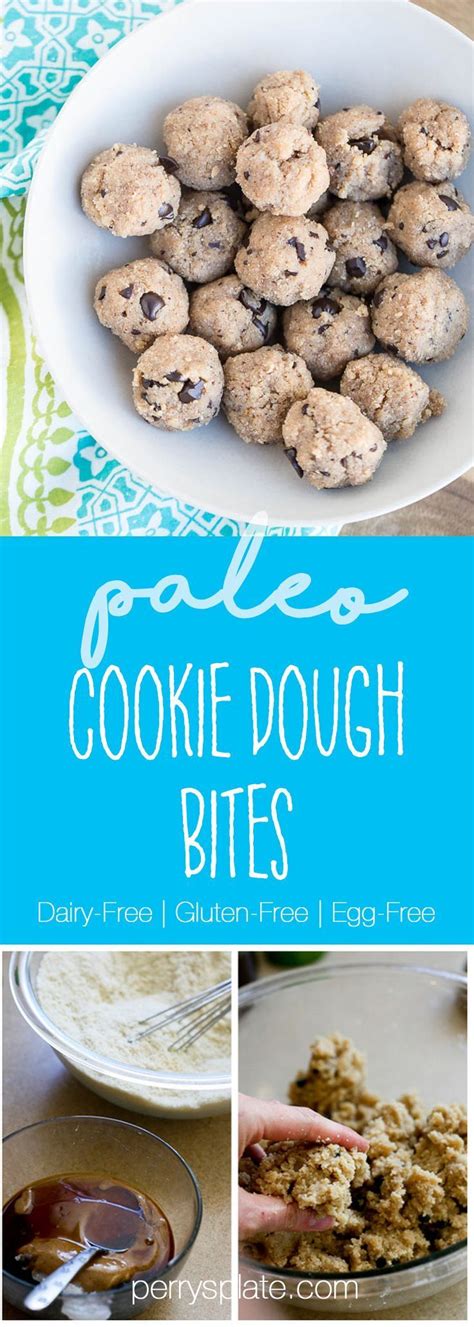 Paleo Cookie Dough Bites Gluten Sugar Dairy And Egg Free Recipe Paleo Snacks Paleo