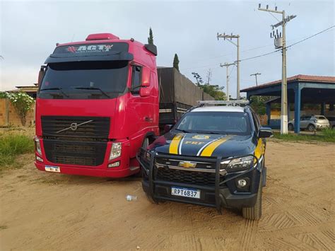 Caminhoneiro Tem Carreta Apreendida Pela Prf Ap S Trafegar Sem Nota Fiscal