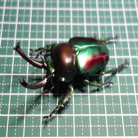 Free STL File Rainbow Stag Beetle Phalacrognathus Muelleri 3D Print