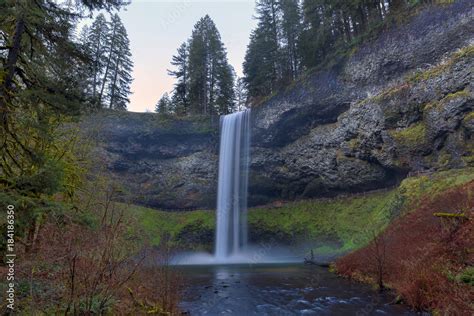 South Falls at Silver Falls State Park in Oregon USA America Stock ...