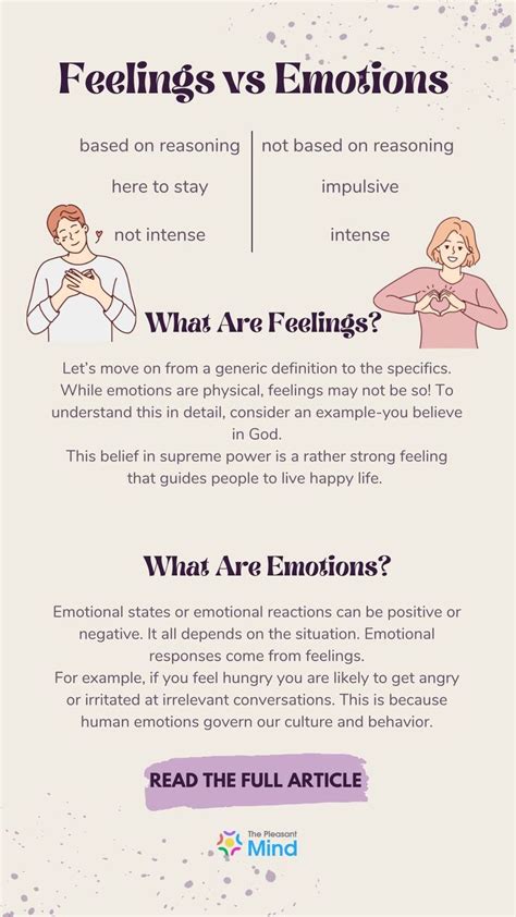 Feelings Vs Emotions Tips To Differentiate And Manage Them Better