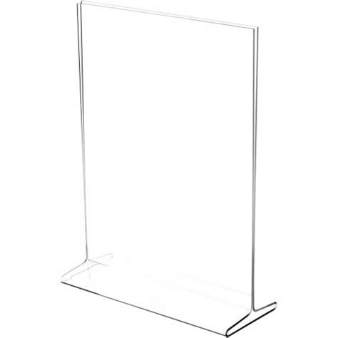 Plymor Clear Acrylic Sign Display Literature Holder Top Load 9 W X