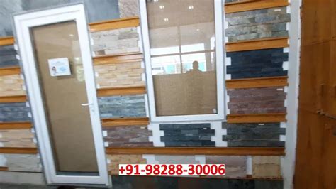 Unpolished Exterior Wall House Cladding Black Sandstone Mosaic Tiles