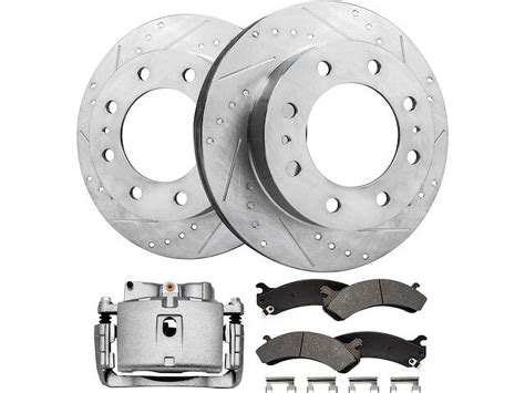 Front Brake Pad Rotor And Caliper Set Compatible With 2002 2005