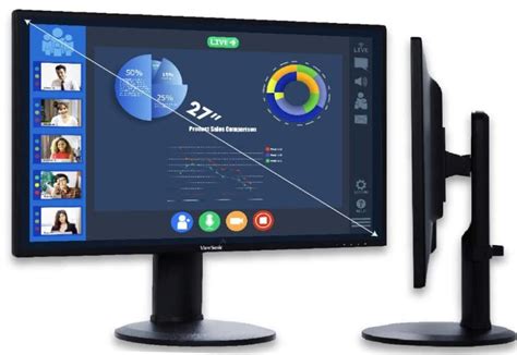 Viewsonic Vg K Zoll Wqhd Ips Business Monitor F R Statt