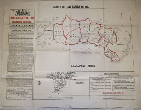 Map Arapawanui Block Mtg Hawkes Bay