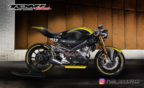 Cara Edan Bikin Yamaha All New Xsr Jadi Keren Tomi Air Brush