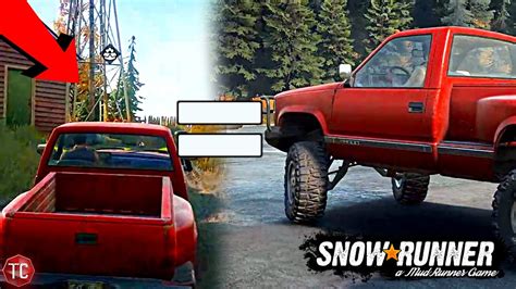 Snowrunner Chevy Ck Lift Kit Location New Inch Tires Youtube