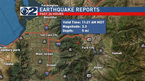 Magnitude 3.3 earthquake hits northern Utah | KUTV