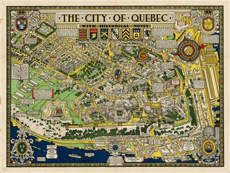 Quebec City Tourist Attractions Map - Best Tourist Places in the World