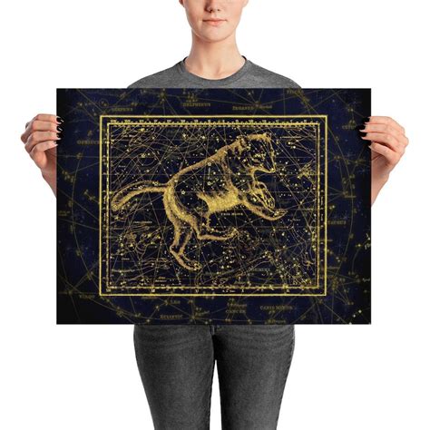 Ursa Major Greek Mythology Star Map - Etsy