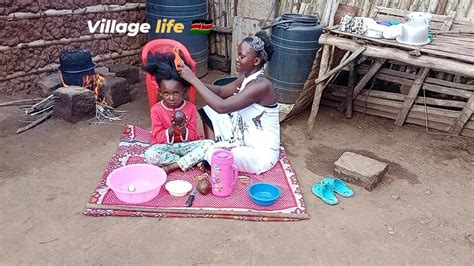 A Day In The Life Of An African Village Girl Village Lifestyle