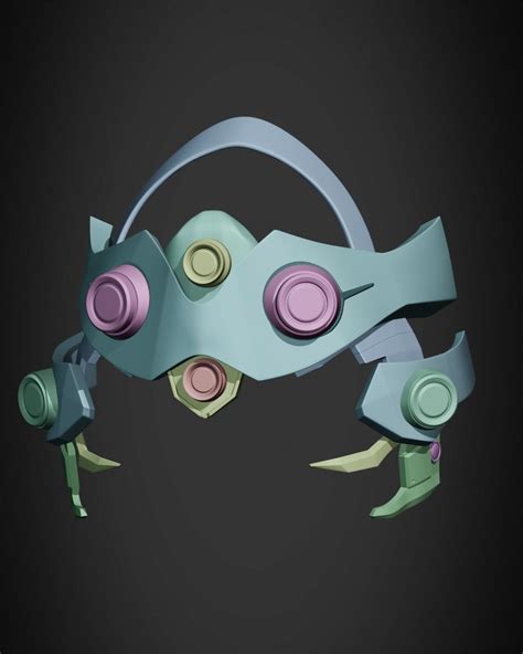 Overwatch 2 Widowmaker Mask For Cosplay 3d Model 3d Printable Cgtrader