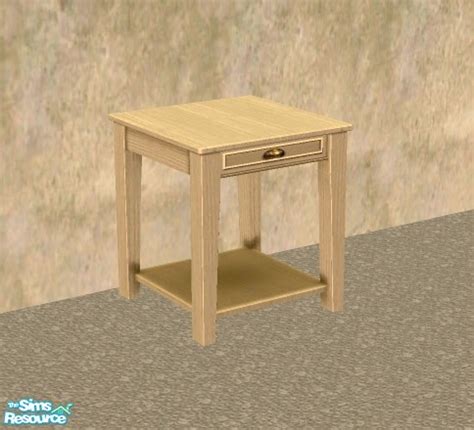 The Sims Resource Bedroom Minimalistic Sidetable