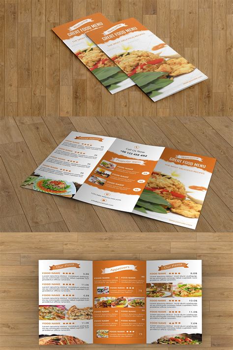 Restaurant Menu Templates For Photoshop Inrikotogo