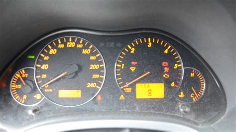 Warning Lights On Toyota Avensis Dashboard