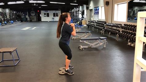 Goblet Squat With Heels Elevated Youtube