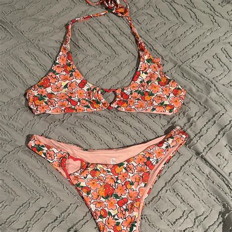 Blackbough Strawberry Bikini Super Cute And Depop