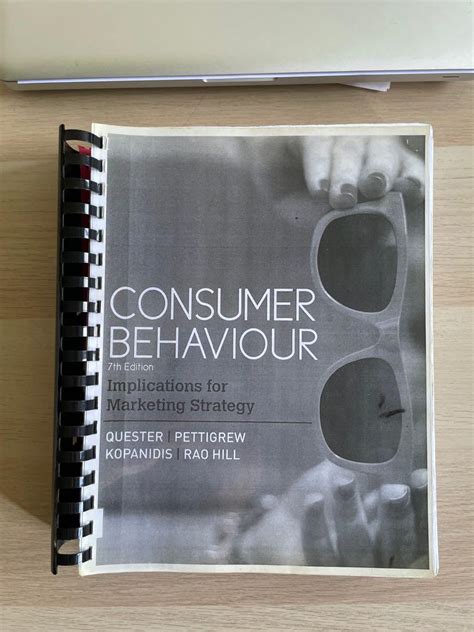 Consumer Behaviour 7th Edition Implications For Marketing Strategy