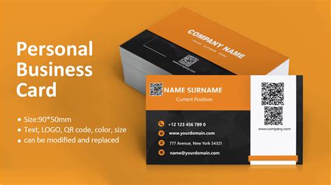 WORD of Colorful Simple Business Card.docx | WPS Free Templates