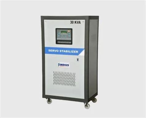 Three Phase Indus Oil Cooled Servo Controlled Voltage Stabilizer For