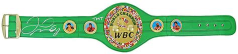 Floyd Mayweather Signed WBC Championship Belt Inscribed "TMT" (Schwartz ...