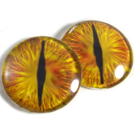 Golden Dragon Glass Eyes – Handmade Glass Eyes