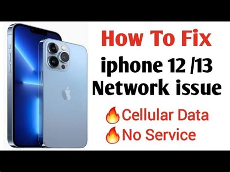 IPhone 12 Network Issue IPhone 13 Network Problem Fix 100 13 Data