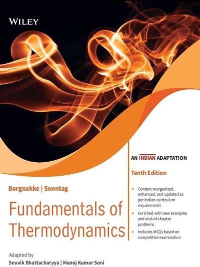 Fundamentals Of Thermodynamics Souvik Bhattacharyya Manoj Kumar Soni