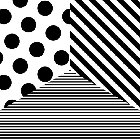 Premium Vector Abstract Pattern With Black Dots And Stripes