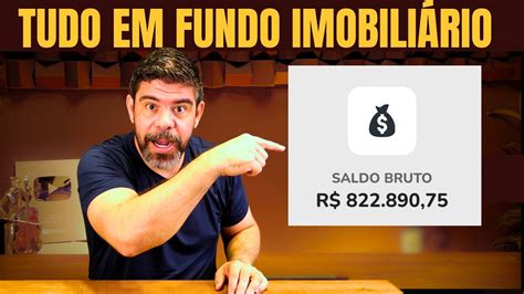 MUDEI MINHA CARTEIRA TODA PARA FUNDOS IMOBILIÁRIOS PARA RECEBER