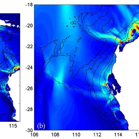 Maximum Tsunami Wave Heights For Tsunamigenic Earthquake Scenario 6