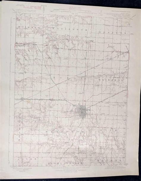 Monmouth, Illinois Vintage Topography Map (#0866) on Jun 07, 2022 ...