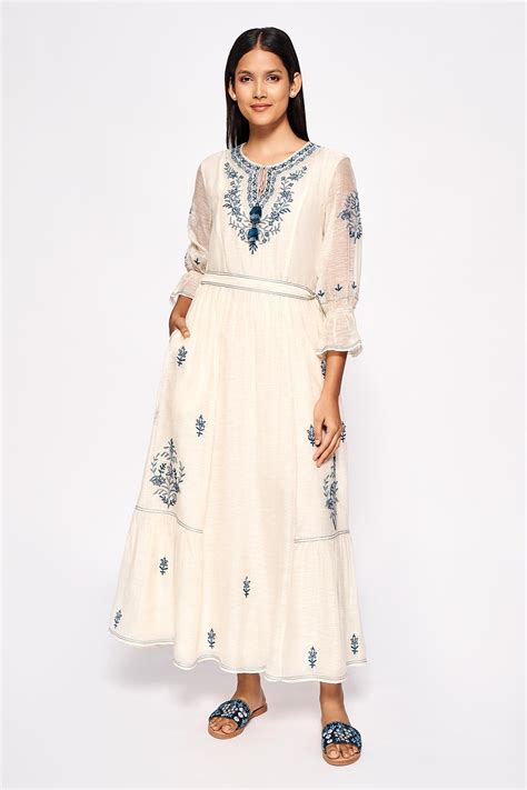 Buy Anita Dongre Faiha Embroidered Dress Online Aza Fashions