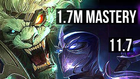 Rengar Vs Shen Top Rank 4 Rengar 6 Solo Kills 1 7m Mastery 11 2